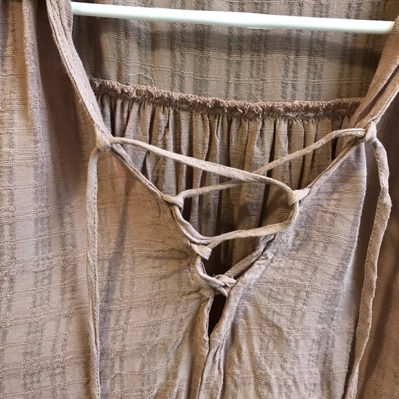 Urban Outfitters Ecote Lace Up blouse - Picture 2 of 4